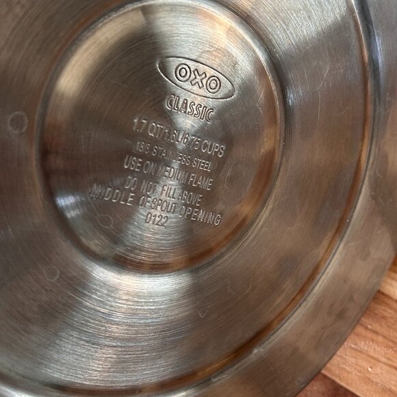 OXO Brew Classic Vintage Style Stainless Steel Teapot - Picture 2 of 7